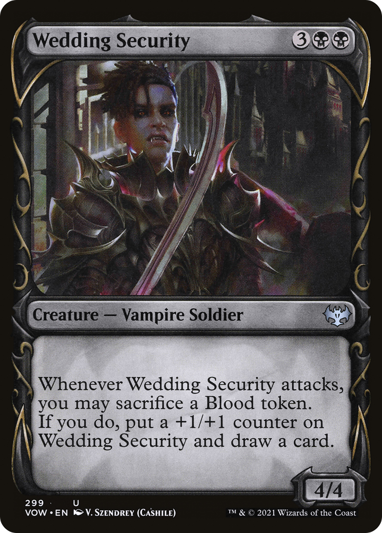 Wedding Security (VOW-299) - Innistrad: Crimson Vow: (Showcase) Foil