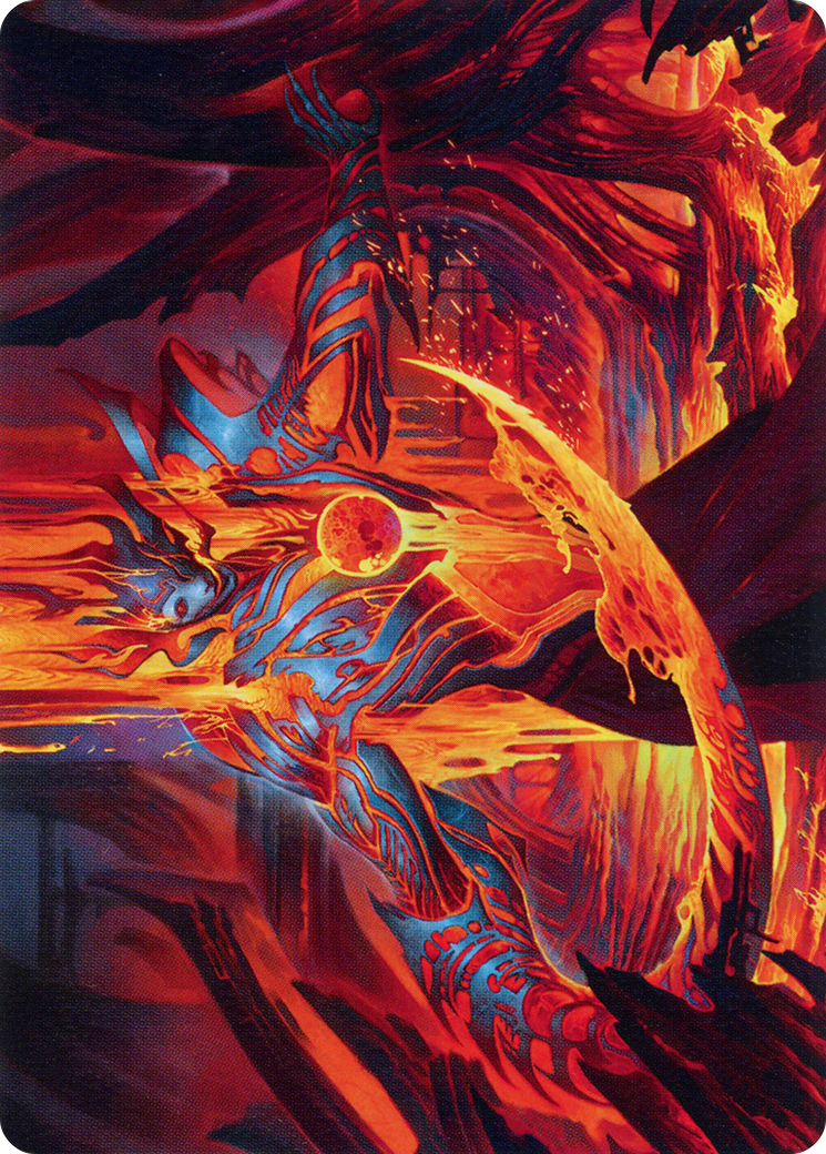 Free from Flesh // Free from Flesh (AONE-027) - Phyrexia: All Will Be One Art Series (Borderless) Foil