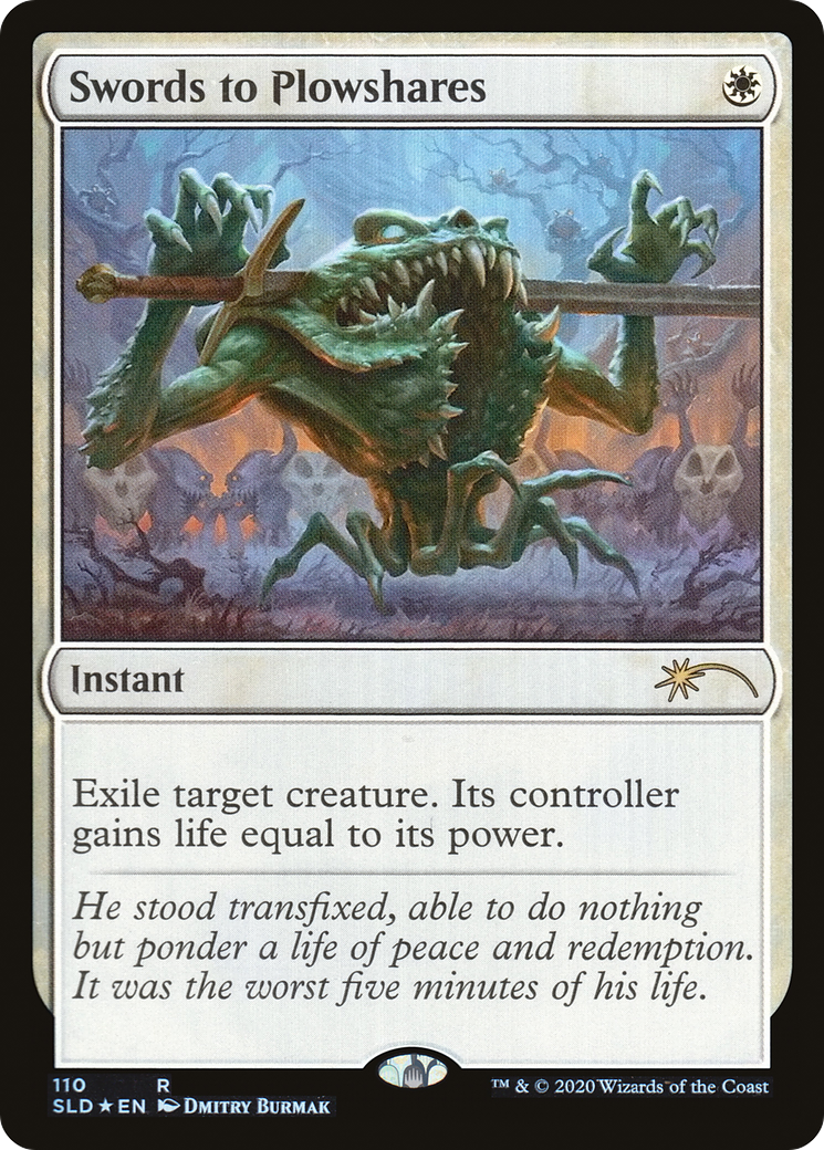 Swords to Plowshares (SLD-110) - Secret Lair Drop Foil