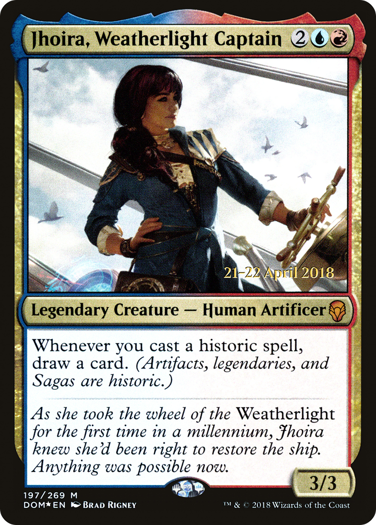 Jhoira, Weatherlight Captain (PRE-197S) - Dominaria Promos Foil