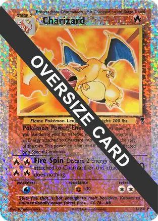Charizard (Box Topper) 0S1/S4 - Jumbo Cards Reverse Holofoil