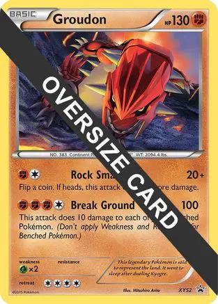 Groudon (XY Black Star Promo) XY52 - Jumbo Cards Holofoil