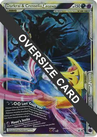 Darkrai & Cresselia Legend & /102 (Single Oversized Promo) 099/102 - Jumbo Cards Holofoil