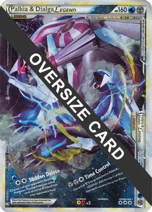 Palkia & Dialga Legends + /102 (Single Oversized Promo) 101/102 - Jumbo Cards Holofoil