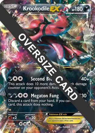 Krookodile EX XY25 - Jumbo Cards Holofoil