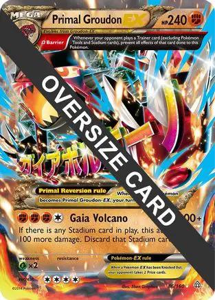 Primal Groudon EX 086/160 - Jumbo Cards Holofoil