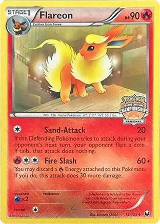 Flareon 012/108 - League & Championship Cards - Reverse Holofoil