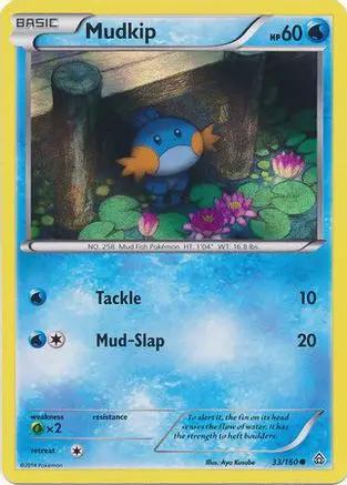 Mudkip (Sheen Holo) 033/160 - Miscellaneous Cards & Products Holofoil