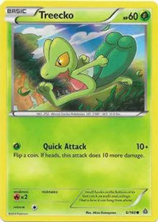 Treecko (Sheen Holo) 006/160 - Miscellaneous Cards & Products Holofoil