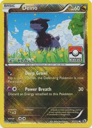 Deino 097/113 - League & Championship Cards - Reverse Holofoil