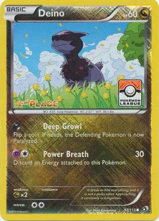 Deino 097/113 - League & Championship Cards - Reverse Holofoil