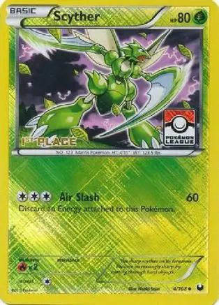 Scyther 004/108 - League & Championship Cards - Reverse Holofoil