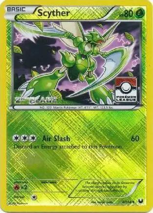 Scyther 004/108 - League & Championship Cards - Reverse Holofoil