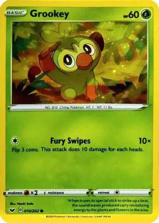 Grookey (Cosmos Holo) 010/202 - Blister Exclusives Holofoil