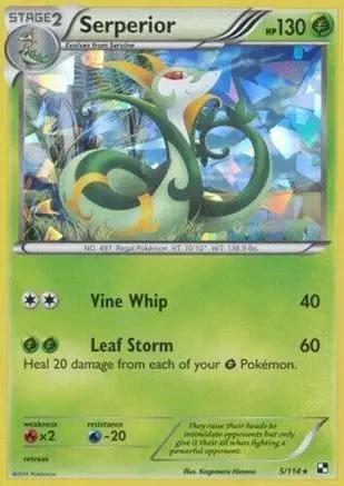 Serperior (Cracked Ice Holo) 005/114 - Deck Exclusives Holofoil