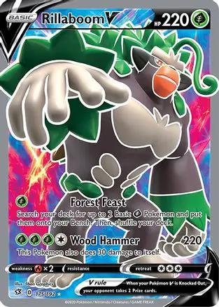 Rillaboom V (Full Art) 175/192 - SWSH02 Rebel Clash Holofoil