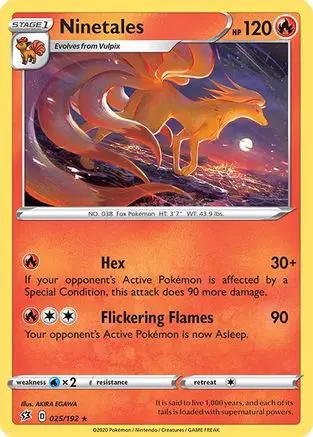 Ninetales 025/192 - SWSH02 Rebel Clash
