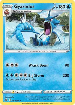 Gyarados 040/192 - SWSH02 Rebel Clash Holofoil