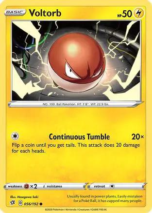 Voltorb 056/192 - SWSH02 Rebel Clash Reverse Holofoil