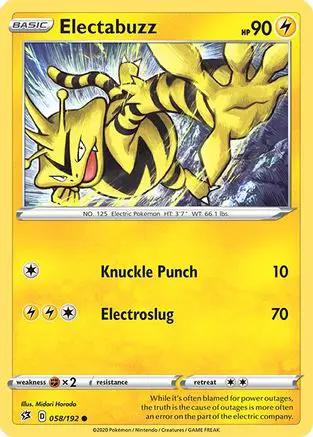 Electabuzz 058/192 - SWSH02 Rebel Clash