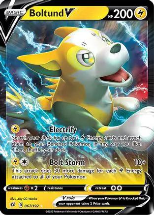 Boltund V 067/192 - SWSH02 Rebel Clash Holofoil