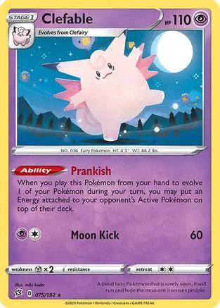 Clefable 075/192 - SWSH02 Rebel Clash Reverse Holofoil
