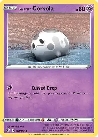 Galarian Corsola 078/192 - SWSH02 Rebel Clash