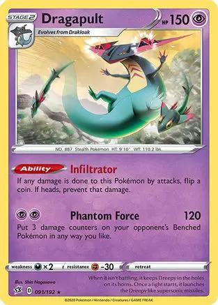 Dragapult 091/192 - SWSH02 Rebel Clash Holofoil