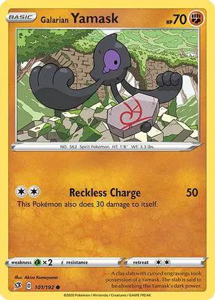 Galarian Yamask 101/192 - SWSH02 Rebel Clash