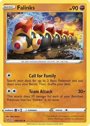 Falinks 109/192 - SWSH02 Rebel Clash Reverse Holofoil