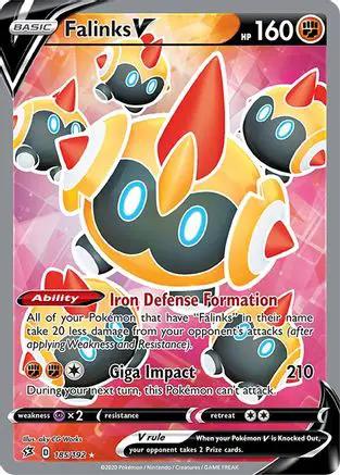 Falinks V (Full Art) 185/192 - SWSH02 Rebel Clash Holofoil