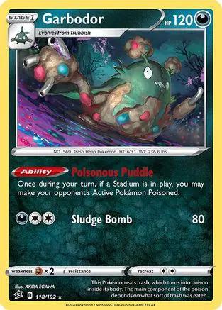 Garbodor 118/192 - SWSH02 Rebel Clash