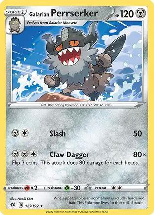 Galarian Perrserker 127/192 - SWSH02 Rebel Clash