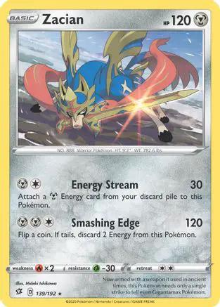 Zacian (Cracked Ice Holo) 139/192 - Deck Exclusives Holofoil