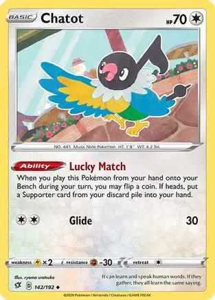 Chatot 142/192 - SWSH02 Rebel Clash