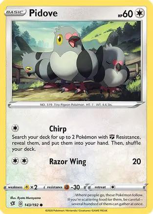 Pidove 143/192 - SWSH02 Rebel Clash
