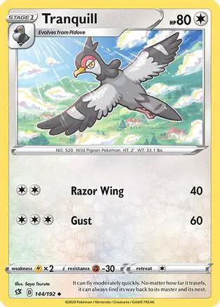 Tranquill 144/192 - SWSH02 Rebel Clash Reverse Holofoil