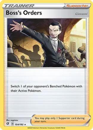 Boss's Orders 154/192 - SWSH02 Rebel Clash Holofoil