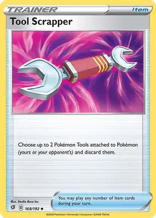 Tool Scrapper 168/192 - SWSH02 Rebel Clash Reverse Holofoil