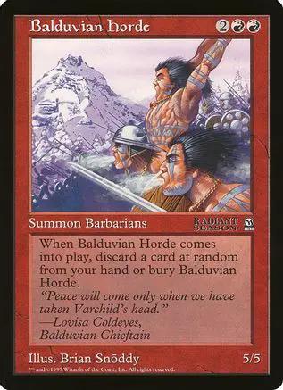 Balduvian Horde (Arena League) (OVER-) - Oversize Cards