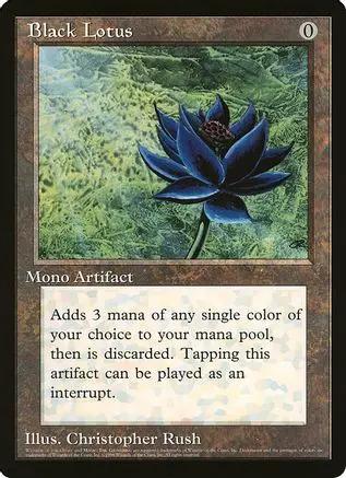 Black Lotus (Scrye Magazine) (OVER-) - Oversize Cards