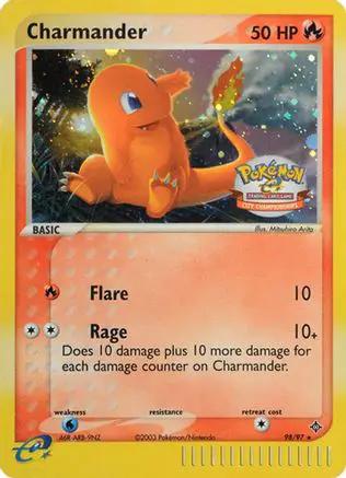 Charmander (City Championships) 098/97 - League & Championship Cards Holofoil