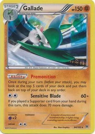 Gallade (Cosmos Holo) 084/162 - Blister Exclusives Holofoil