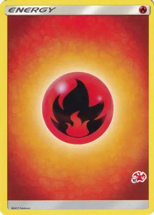 Fire Energy (# Charizard Stamped)  - Battle Academy