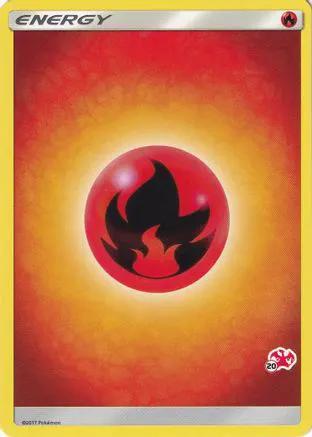 Fire Energy (# Charizard Stamped)  - Battle Academy