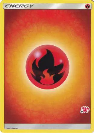 Fire Energy (# Charizard Stamped)  - Battle Academy