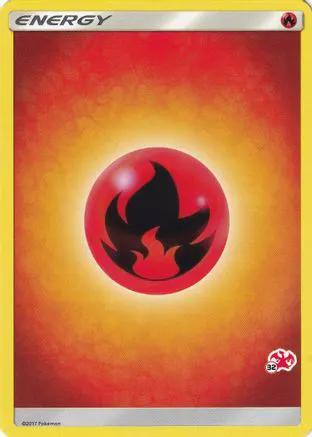 Fire Energy (# Charizard Stamped)  - Battle Academy