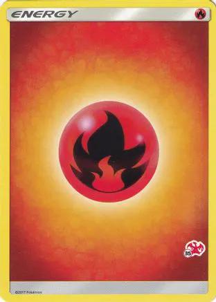 Fire Energy (# Charizard Stamped)  - Battle Academy
