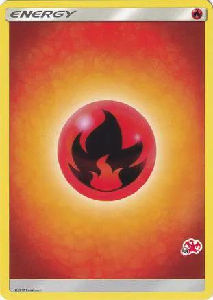 Fire Energy (# Charizard Stamped)  - Battle Academy