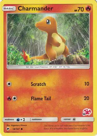 Charmander (# Charizard Stamped) 018/147 - Battle Academy